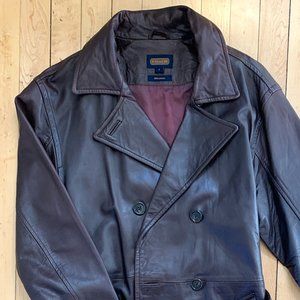 Vintage Coach Leather Coat